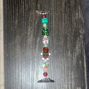 Festive Christmas Beaded Apple Watch Series 3 Band